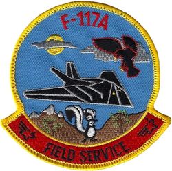 Lockheed F-117A Nighthawk Field Service
Worn by Lockheed Technical representatives.
