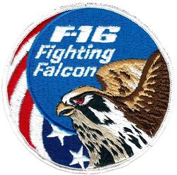 General Dynamics F-16 Fighting Falcon Swirl
Final version now with lighter blue. Official company issue.
