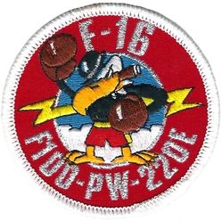 Pratt & Whitney PW F100-220E Engine F-16
Official company issue. 
