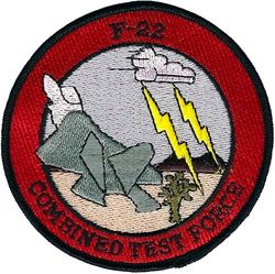 411th Flight Test Squadron F-22 Combined Test Force 
Early version when the F-22 was still known as the Lightning ll.
