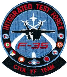 Lockheed Martin F-35 Lightning II Integrated Test Force 
Conventional takeoff and landing first flight team. 
