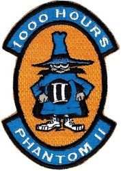 McDonnell Douglas F-4 Phantom II 1000 Hours
First issue 1000 patch. Official company issue. 
