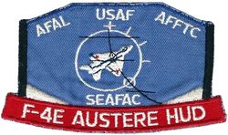 McDonnell Douglas F-4E Austere HUD
HUD= Heads Up Display. Official company issue.
