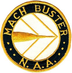 North American Aviation Mach Buster
Awarded to pilots breaking the sound barrier in F-86 and F-100 aircraft. Official company issue.
