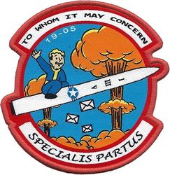 Class 2019-05 Combined ICBM Initial Skills Qualification Training 
Silkscreened patch.
