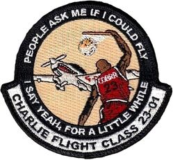 Class 2023-01 C Flight Initial Flight Training
1st Flying Training Squadron; Initial Flight Training (IFT) is a preliminary flight training course for U.S. Air Force officers, to include active-duty Regular Air Force, Air Force Reserve, and Air National Guard, who have been selected for Pilot training.[1] Attendance consists of both newly commissioned USAF officers (i.e., second lieutenants) and prior-commissioned USAF officers (e.g., first lieutenants, captains and in very rare instances majors) with no previous rated flight experience.
