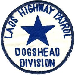 Laotian Highway Patrol Dogshead Division
The Dogshead was an interdiction point at a prominent river ford in Laos on the Ho Chi Min Trail. Thai made.
