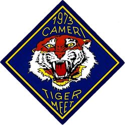 Tiger Meet 1973
North Atlantic Treaty Organization meet. USAF's 53 and 79 TFS participated. Italian made on vinyl. 
