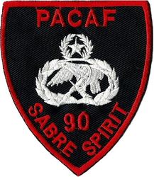 Pacific Air Forces Sabre Spirit 1990
PACAF aircraft weapons loading competition. Korean made.
