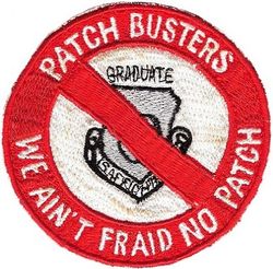 USAF Fighter Weapons School Patch Busters
Worn by those that didn't go to the elite Fighter Weapons School and get to wear the FWS patch. Philippine made.
