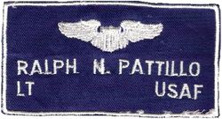 Pilot Name Tag
German made, circa late 1950s.

