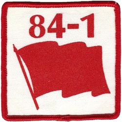RED FLAG 1984-1
Silkscreened patch.
