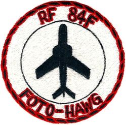 RF-84F Thunderflash
Unit unknown, but possibly 154 TRS as that unit patch was with this one. Japan made. 

