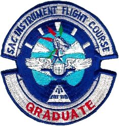 Strategic Air Command Strategic Instrument Flight Course Graduate
The Strategic Air Command (SAC) Instrument Flight Course was a program that trained pilots in instrument flying. The course emphasized low visibility flight operations and ICAO operations. 
