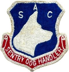 Strategic Air Command Air Police Sentry Dog Handler
