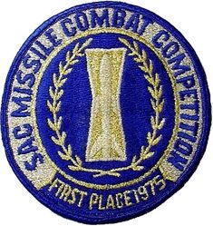 Strategic Air Command Missile Combat Competition First Place 1975
