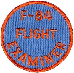 Tactical Air Command F-84 Thunderstreak Flight Examiner
