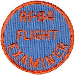 Tactical Air Command RF-84 Thunderflash Flight Examiner

