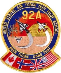USAF Test Pilot School Class 1992A
Last class to fly F-4 and A-7 aircraft.
