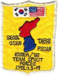 TEAM SPIRIT 1978
Krean made on felt.
