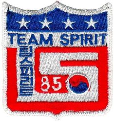 TEAM SPIRIT 1985
Korean machine made.

