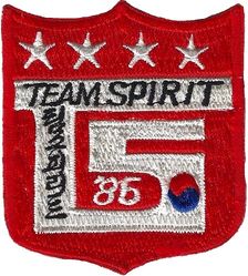 TEAM SPIRIT 1986
As used by Red Force (Aggressor) crews. Korean made. 
