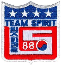 TEAM SPIRIT 1988
Korean made.
