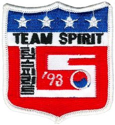 TEAM SPIRIT 1993
Korean made.
