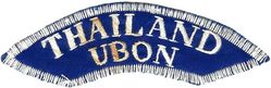 Ubon RTAFB, Thailand
Bush hat tab, Thai made. 
