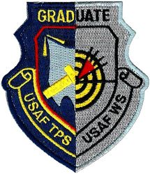 USAF Test Pilot School and USAF Weapons School Graduate
Worn by one pilot that was a graduate of both of these highly demanding programs.

