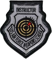USAF Weapons School Instructor
Sewn into leather.
