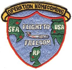 Operation HOMECOMING 1973
1973 repatriation missions flying American POWs from Hanoi, NVN, back to the US via the Philippines. Philippine made.
