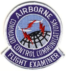 1850th Airborne Communications Squadron Flight Examiner
This was the evaluator (i.e., "Flight Examiner" in the commo world) version of the basic Airborne C3 patch.
