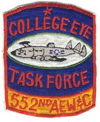 552d Airborne Early Warning and Control Wing Detachment 1 COLLEGE EYE Task Force
