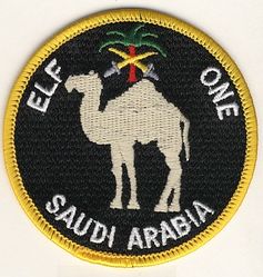 552d Airborne Warning and Control Wing Detachment 1 
ELF= European Liaison Force. Deployed crews/aircraft from the 552 AWAC Wg provided round-the-clock airborne radar coverage, and enhanced Saudi air defences during the Iran/Iraq war, 1980-1989.
