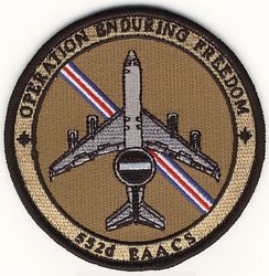 552d Expeditionary Airborne Air Control Squadron Operation ENDURING FREEDOM 
Keywords: desert