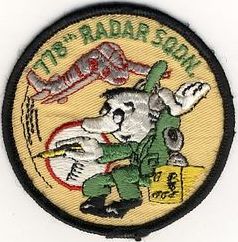778th Radar Squadron
Emblem approved for the 778 AC&W Sq on 3 Jun 1954 (Source: AFHRA files)
