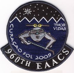 960th Expeditionary Airborne Air Control Squadron Curacao 2009
