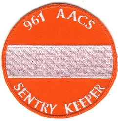 961st Airborne Air Control Squadron Maintenance
