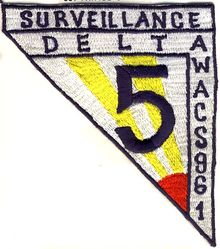 961st Airborne Warning and Control Squadron Crew 5
