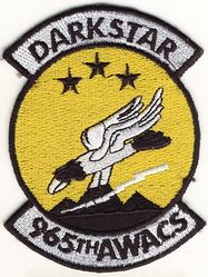 965th Airborne Air Control Squadron Morale
