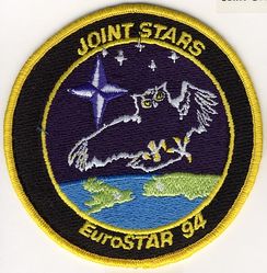 E-8 Joint STARS Joint Test Force EuroSTAR 1994 
Demonstration visit to Europe.
