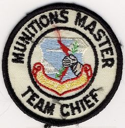 Strategic Air Command Munitions Master Team Chief
