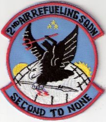 2d Air Refueling Squadron, Heavy 
Consolidated (19 Sep 1985) with 2 Air Refueling Squadron, Medium, which was constituted on 27 Oct 1948. Activated on 1 Jan 1949. Discontinued, and inactivated, on 1 Apr 1963. Redesignated as 2 Air Refueling Squadron, Heavy, on 19 Sep 1985. Activated on 3 Jan 1989. Redesignated as 2 Air Refueling Squadron on 1 Sep 1991.
