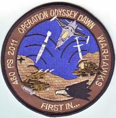 480th Fighter Squadron Operation ODYSSEY DAWN 2011
Keywords: desert