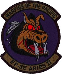 Fleet Air Reconnaissance Squadron 1 (VQ-1) EP-3E ARIES II Morale
Established as Special Electronic Search Project in Oct 1951. Redesignated Detachment Able, Airborne Early Warning Squadron ONE (VW-1) on 12 May 1953. Reorganized as Detachment Able, Airborne Early Warning Squadron THREE (VW-3) on 1 Jun 1954. Redesignated Electronic Countermeasures Squadron ONE (VQ-1) on 1 Jun 1955; Fleet Air Reconnaissance Squadron ONE (FAIRECONRON ONE) in Jan 1960-.

Lockheed EP-3E Aries II

