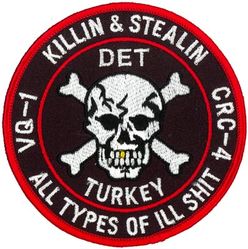 Fleet Air Reconnaissance Squadron 1 (VQ-1) Combat Reconnaissance Crew 4
Established as Special Electronic Search Project in Oct 1951. Redesignated Detachment Able, Airborne Early Warning Squadron ONE (VW-1) on 12 May 1953. Reorganized as Detachment Able, Airborne Early Warning Squadron THREE (VW-3) on 1 Jun 1954. Redesignated Electronic Countermeasures Squadron ONE (VQ-1) on 1 Jun 1955; Fleet Air Reconnaissance Squadron ONE (FAIRECONRON ONE) in Jan 1960-.

Lockheed EP-3E Aries II

