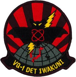 Fleet Air Reconnaissance Squadron 1 (VQ-1) Detachment Iwakuni
Established as Special Electronic Search Project in Oct 1951. Redesignated Detachment Able, Airborne Early Warning Squadron ONE (VW-1) on 12 May 1953. Reorganized as Detachment Able, Airborne Early Warning Squadron THREE (VW-3) on 1 Jun 1954. Redesignated Electronic Countermeasures Squadron ONE (VQ-1) on 1 Jun 1955; Fleet Air Reconnaissance Squadron ONE (FAIRECONRON ONE) in Jan 1960-.

Lockheed EP-3E Aries II

