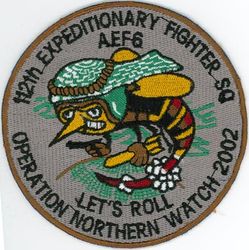 112th Expeditionary Fighter Squadron Operation NORTHERN WATCH
Keywords: desert