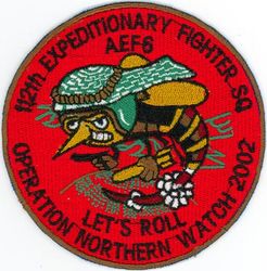 112th Expeditionary Fighter Squadron Operation NORTHERN WATCH
